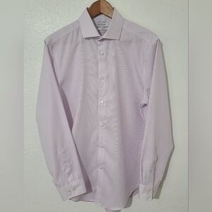 Calvin Klein Slim Fit Button-Down Long Sleeve Shirt Size 16